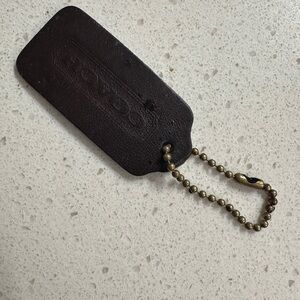 Coach  Leather Key Holder